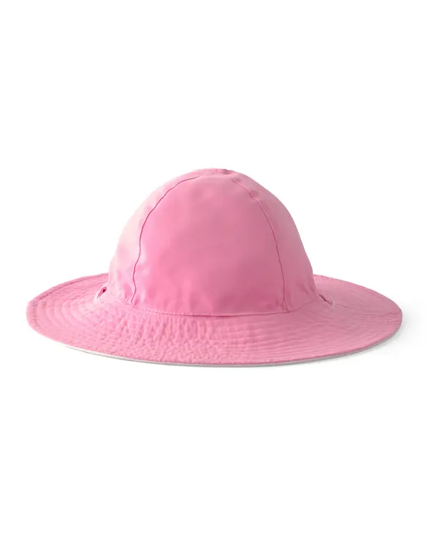 Baby Girl Reversible Swim Hat - Pink/White 2 Image