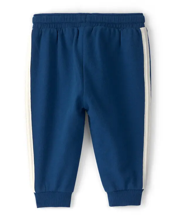 Baby Boy French Terry Pants - Navy Blue 2 Image