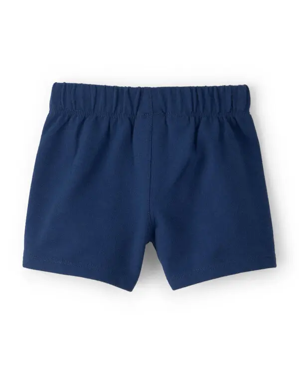 Baby Boy French Terry Shorts - Blue 2 Image