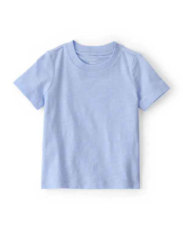 Kids Baby Boy 2-Piece Stripe Overall Set - Blue/Ivory 3 Image