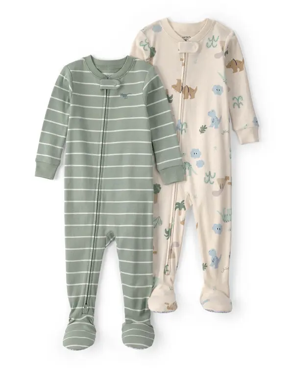 Baby Boy 2-Pack Boat Snug Fit 1-Piece Pyjama Set - Blue 5 Image