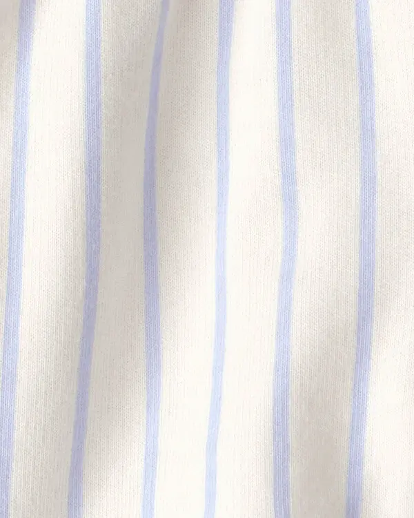 Baby 2-Piece Lighthouse Top & Short Set - Blue/Ivory 2 Image