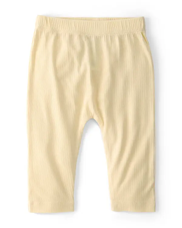 Baby 2-Pack Constellation PurelySoft Pants - White/Yellow 3 Image