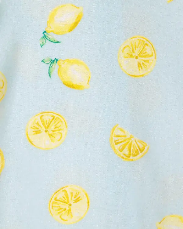  Baby 2-Pack Lemon Snug Fit 1-Piece Pyjama Set - Yellow/Blue 1 Image