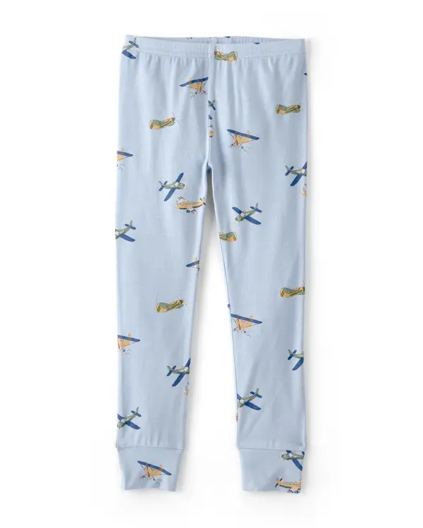  Toddler Boy Plane PurelySoft 2-Piece Pyjama Set - Blue 4 Image