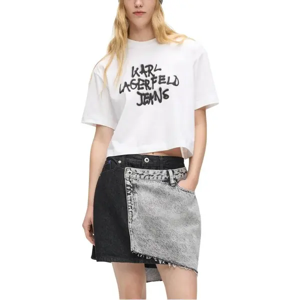 Cropped Graffiti T-shirt 1 Image
