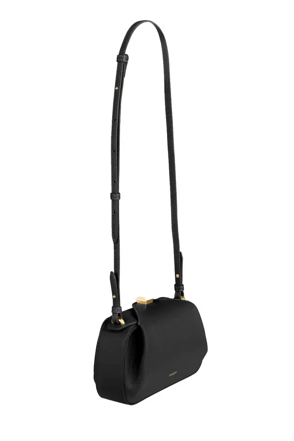 Smooth Leather Cluch Bag with Shoulder Strap 2 Image