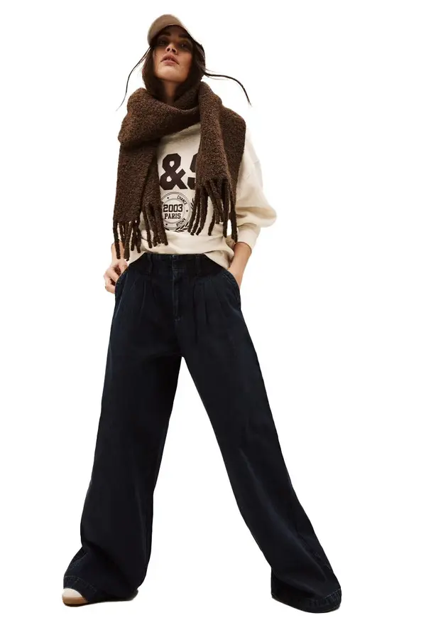 High Waisted Wide Leg Jeans 1 Image