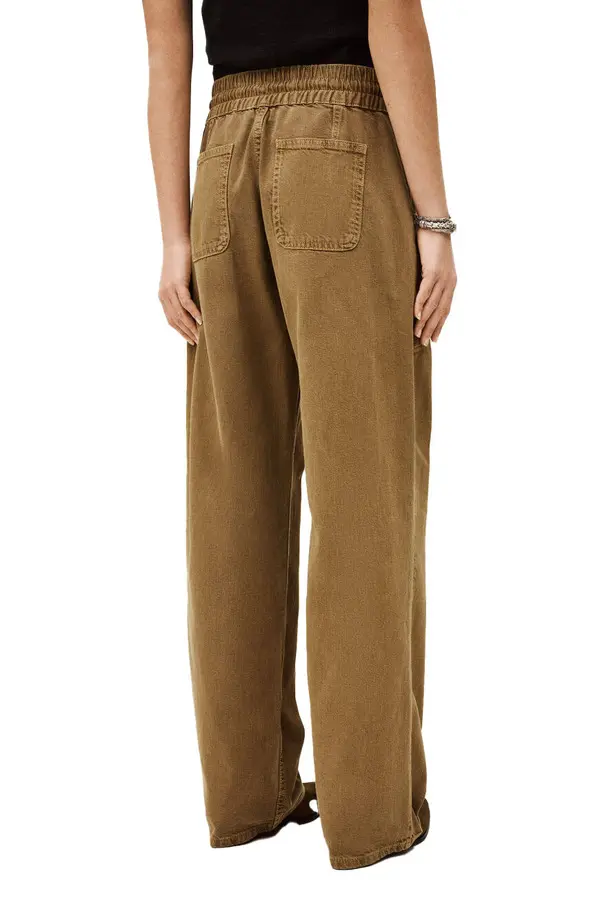 High Waist Wide Leg Trousers with Front Pockets 2 Image