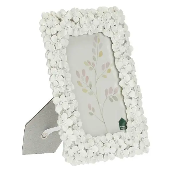White Violets Photo Frame 10x15cm 1 Image