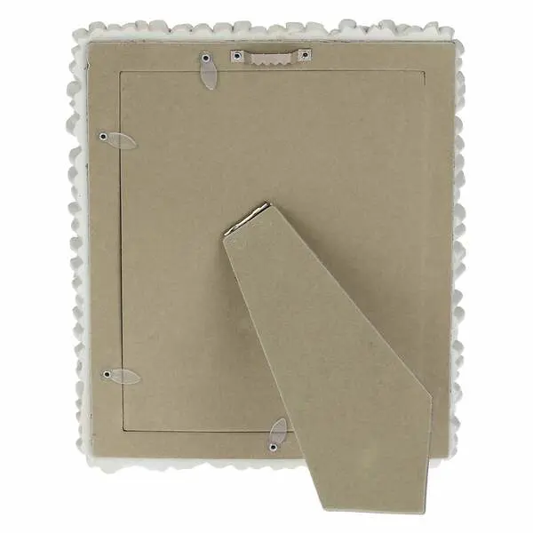 White Violets Photo Frame 15x20cm 2 Image