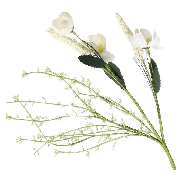 Cream Aurora Artficial Flower 42H cm 2 Image