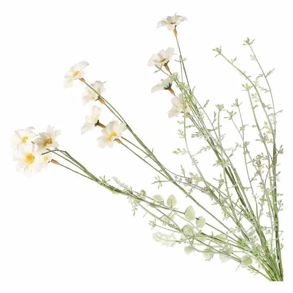 Cream Rudbeckia Artficial Flower 57H cm 2 Image