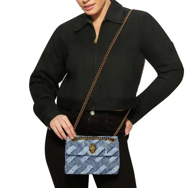 Mini Denim Kensington Shoulder Bag 4 Image
