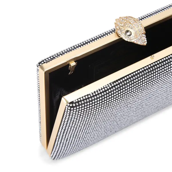 Crystal Kensington Chain Clutch Bag 3 Image