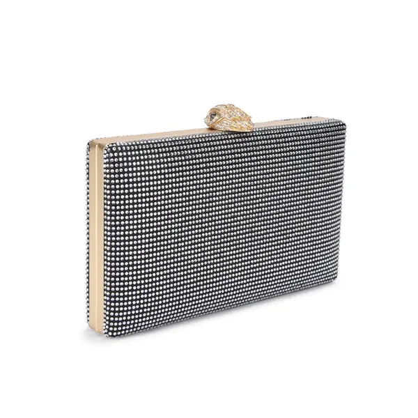 Crystal Kensington Chain Clutch Bag 5 Image