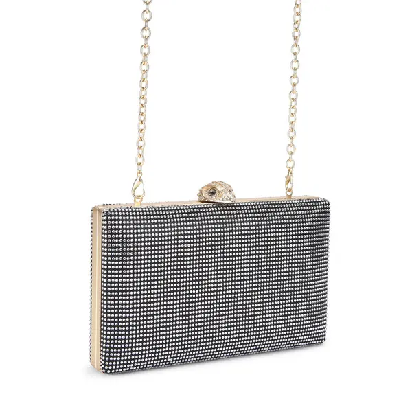 Crystal Kensington Chain Clutch Bag 6 Image