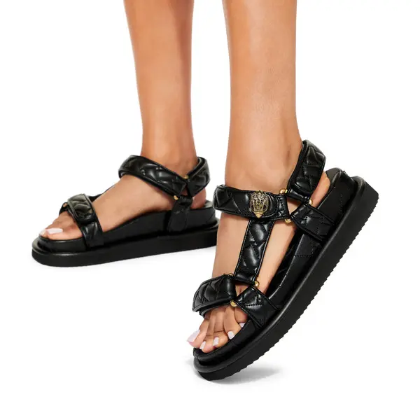Weave Quilted Leather Orson Sandals 1 Image