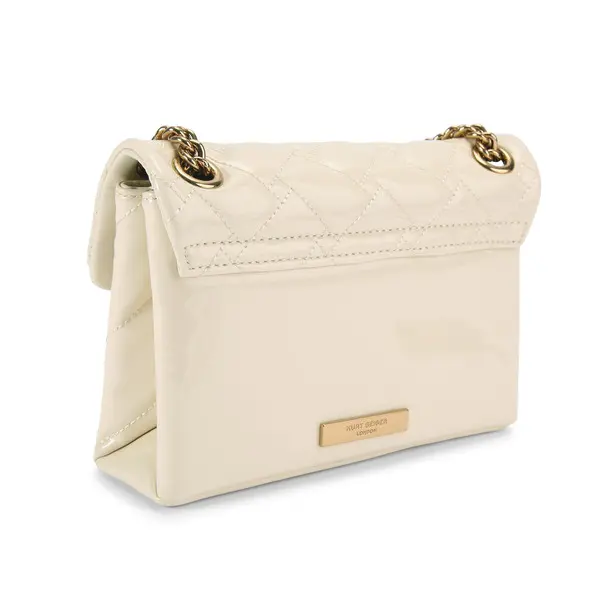 Mini Quilted Leather Kensington Chain Crossbody Bag 2 Image