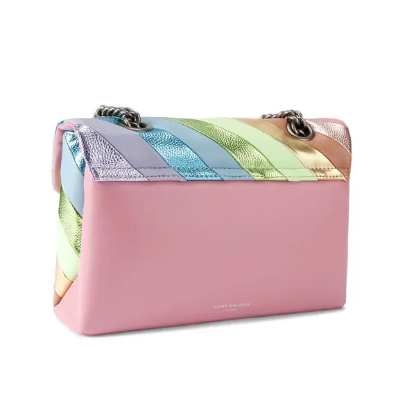 Metallic Rainbow Quilted Leather Kensington Bag 4 Image