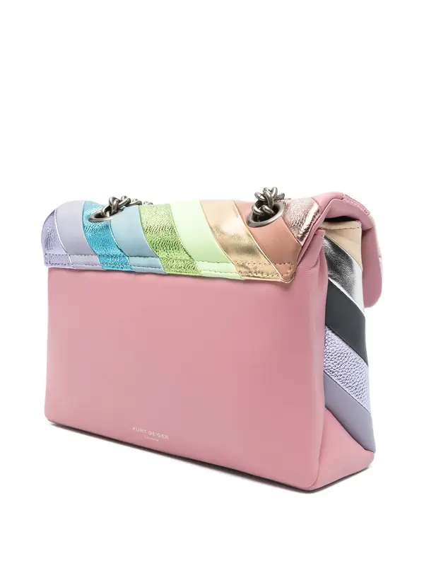 Metallic Rainbow Quilted Leather Kensington Bag 6 Image