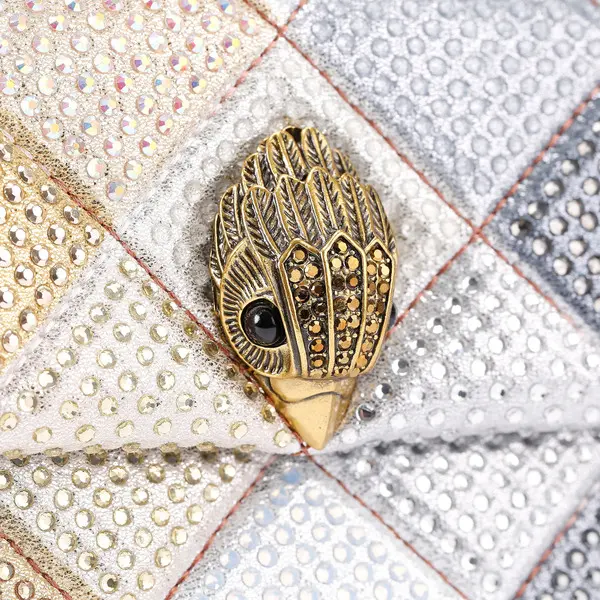 Ombré Crystal Harlequin Kensington Shoulder Bag 3 Image