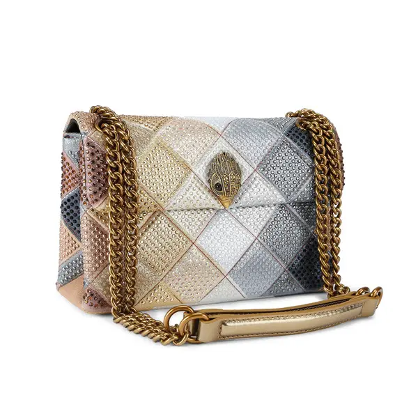 Ombré Crystal Harlequin Kensington Shoulder Bag 5 Image