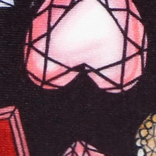 Jeweled Velvet Pouch Clutch with Crystal Frame 5 Image