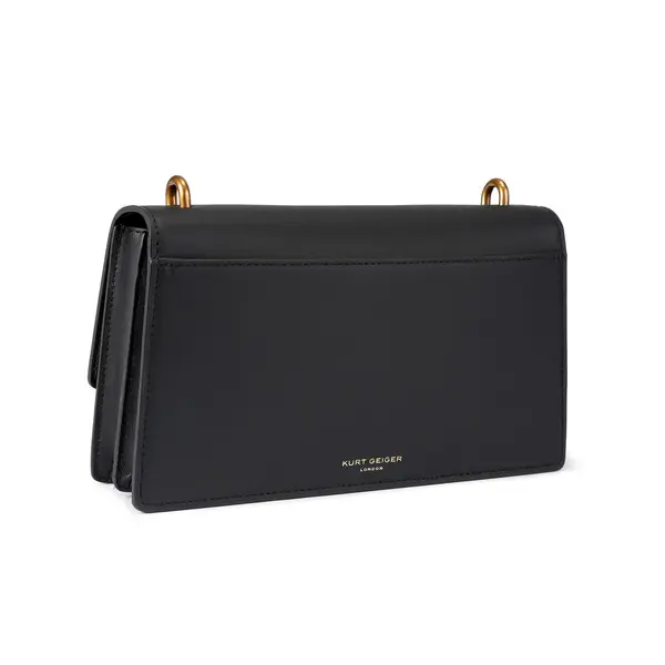 Leather Logo & Quilt East West Crossbody Bag 2 Image