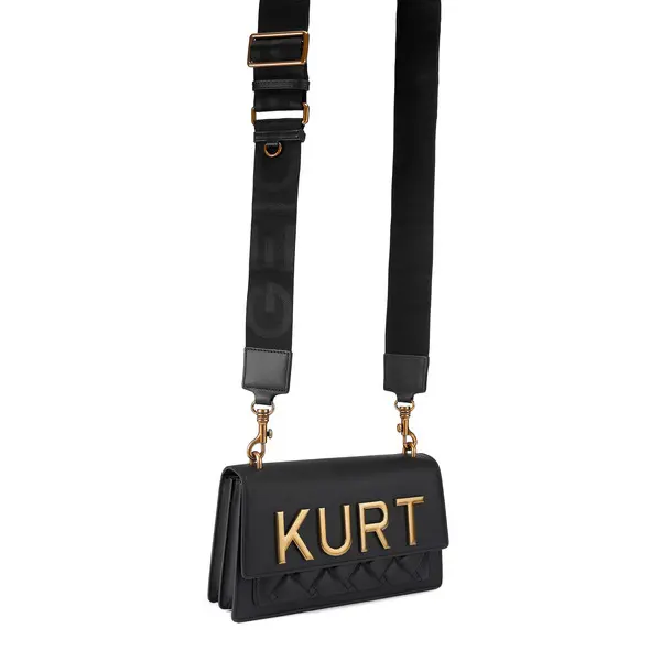 Leather Logo & Quilt East West Crossbody Bag 3 Image