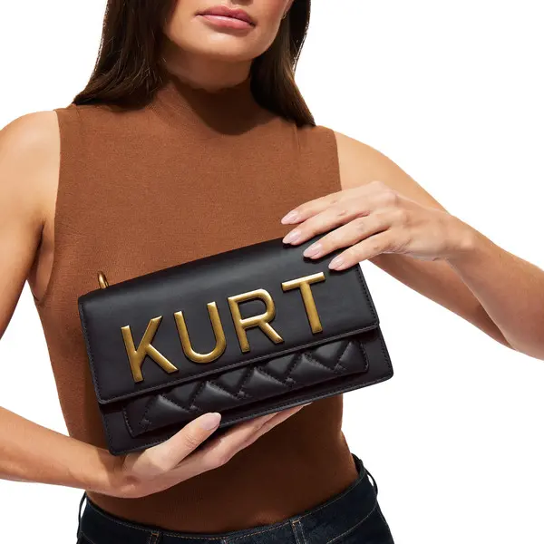 Leather Logo & Quilt East West Crossbody Bag 5 Image