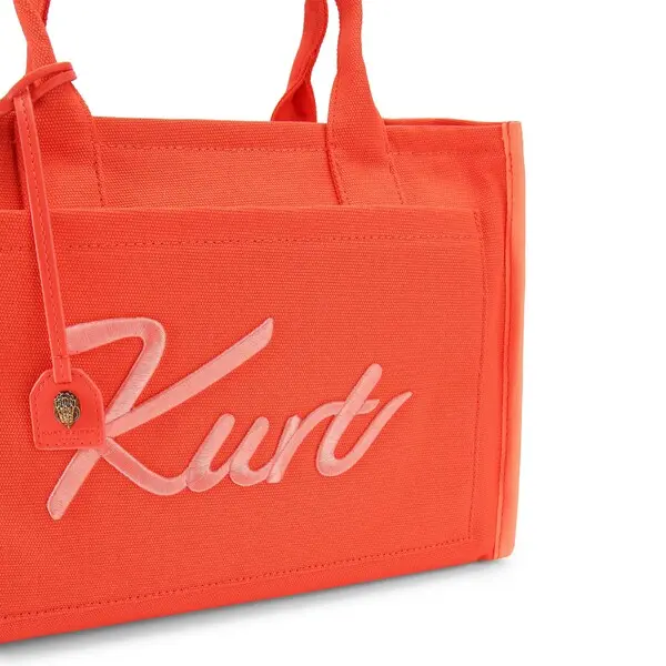 Orange Canva Kurt Tote Bag 1 Image