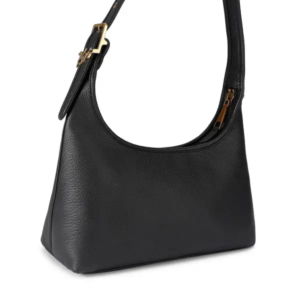 Mini Kurt Pebbeled Leather Hobo Shoulder Bag 4 Image