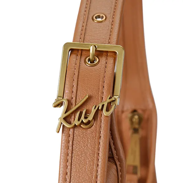 Pebble Grain Leather Sling Shoulder Bag 2 Image