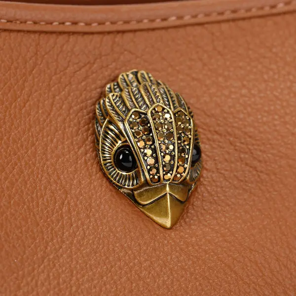 Pebble Grain Leather Sling Shoulder Bag 3 Image