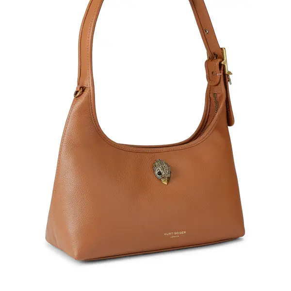 Pebble Grain Leather Sling Shoulder Bag 5 Image