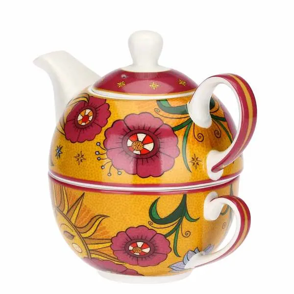 Tea4one with Sun and Moon saucer, Mirabili - Porcelain, 400 ml 2 Image