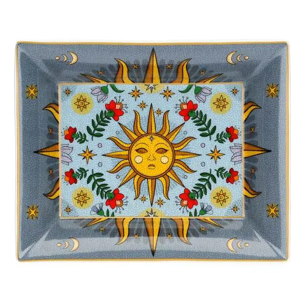 Mirabilia Sun and Moon Pocket Empty - Porcelain, 16x19.5 cm 1 Image