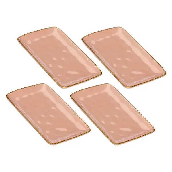 Concerto Blush Pink Rectangular Tray 20 x 13 Cm 1 Image