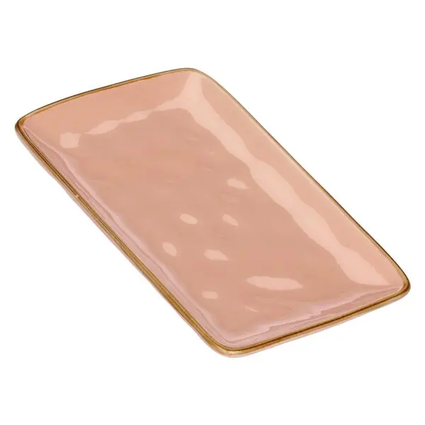 Concerto Blush Pink Rectangular Tray 20 x 13 Cm 2 Image
