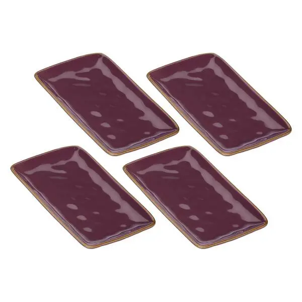Concerto Mauve Rectangular Tray 20 x 13 Cm 1 Image