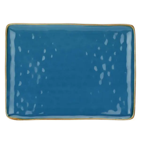 Tray, Avio Blue, Concerto - Stoneware, 36x26.6 cm 1 Image