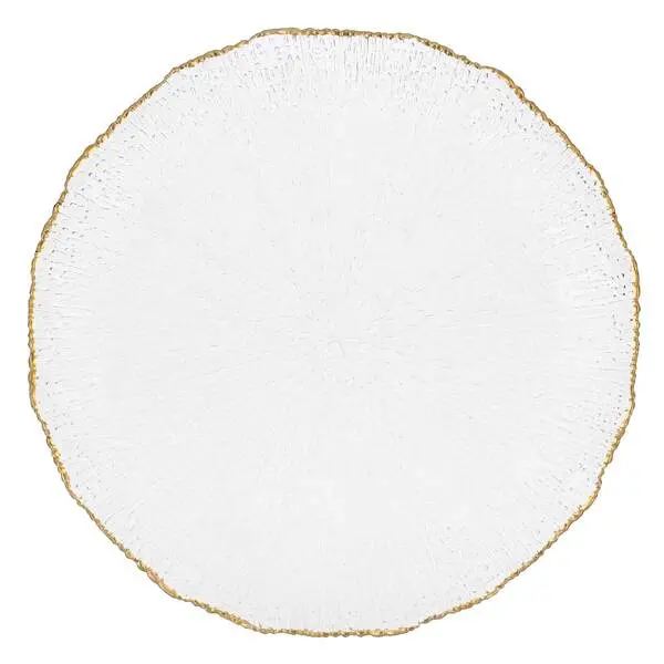 Glass Cake Plate 33cm 1 Image