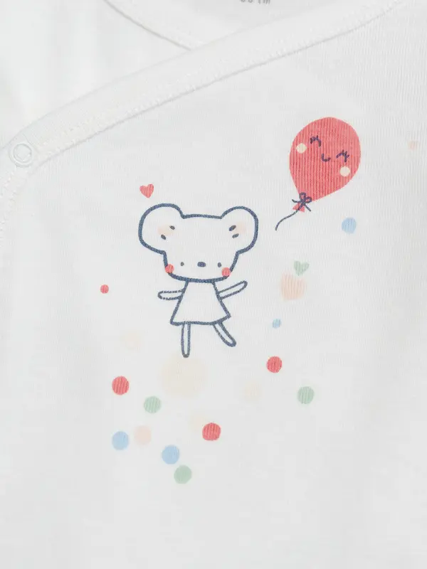 Set of 2 - Newborn Bodys with Mouse Pattern 5 Image