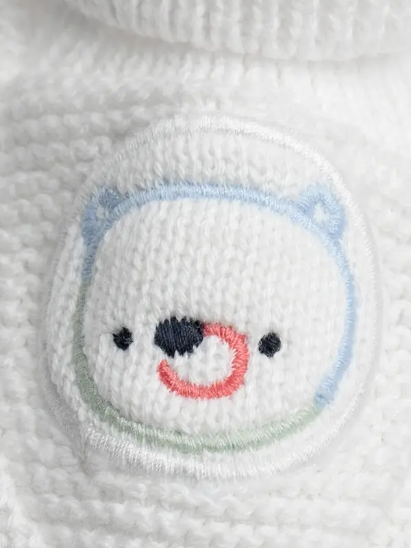 Newborn Knitted Baby Booties 1 Image