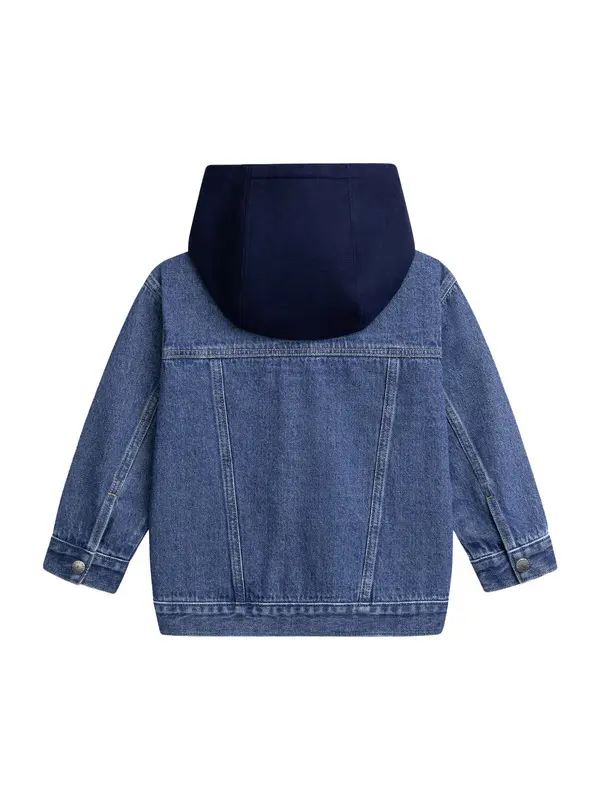 Hooded Denim Jacket 3 Image