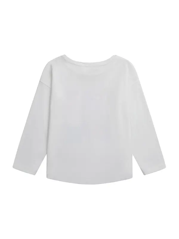 Long Sleeve Top With Colorful Heart And Flower Graphics 1 Image