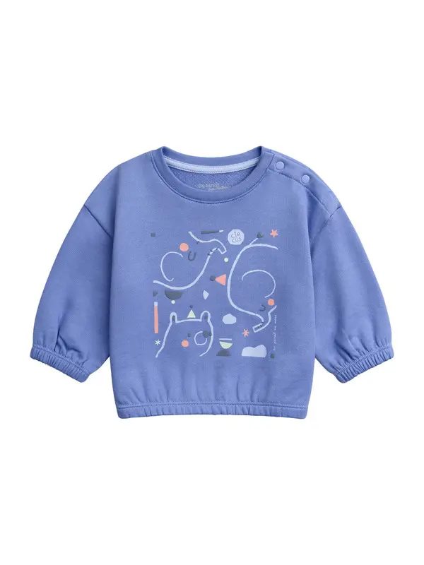 Kids Baby Boy Two-Piece Sweatshirt And Joggers Set With Animal Graphics 5 Image