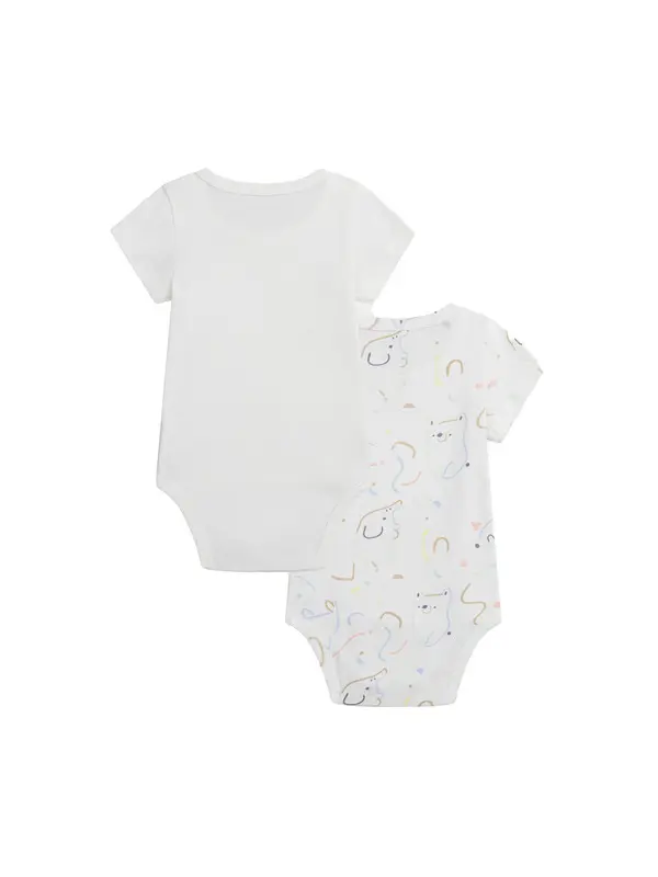 Kids Baby Neutral Set of 2 - Fantasy Print Short Sleeve Baby Bodys 1 Image