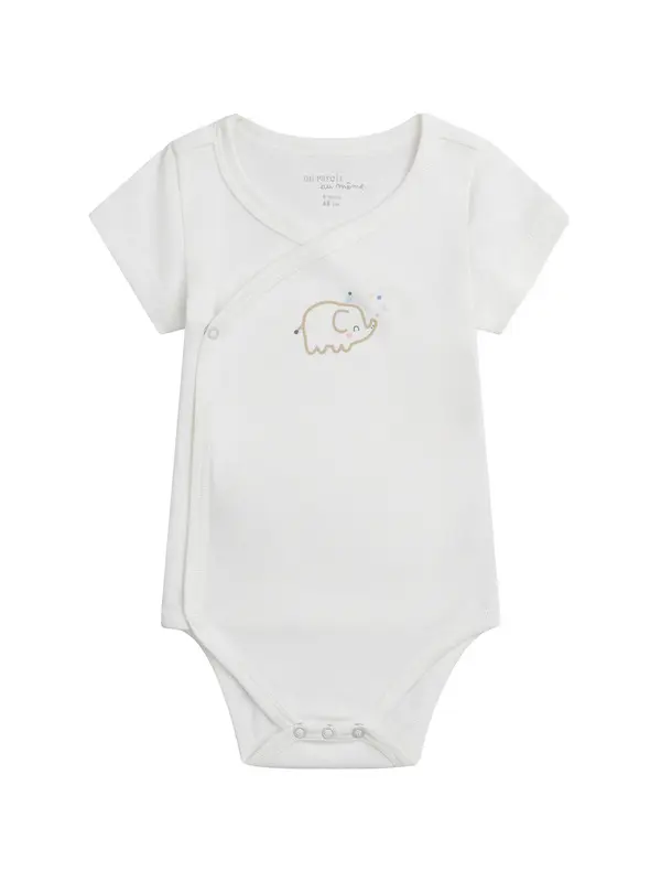 Kids Baby Neutral Set of 2 - Fantasy Print Short Sleeve Baby Bodys 3 Image